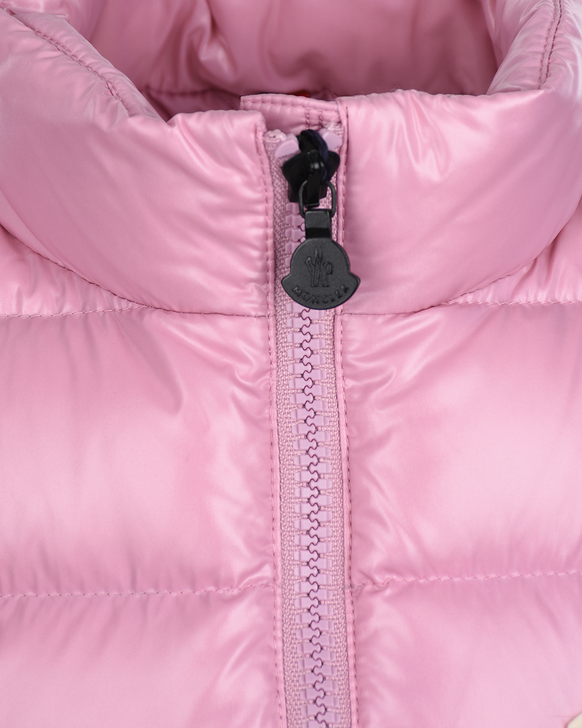 Розовый стеганый жилет Moncler детский, размер 104 - фото 5