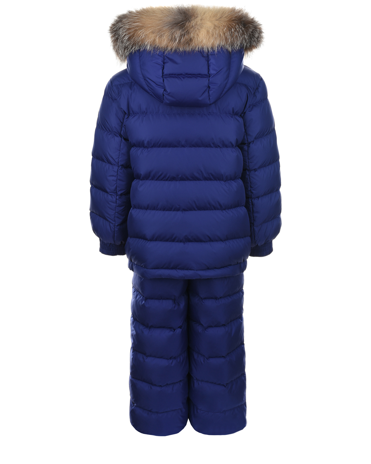 Зимний комплект синего цвета Moncler детский, размер 104 - фото 2