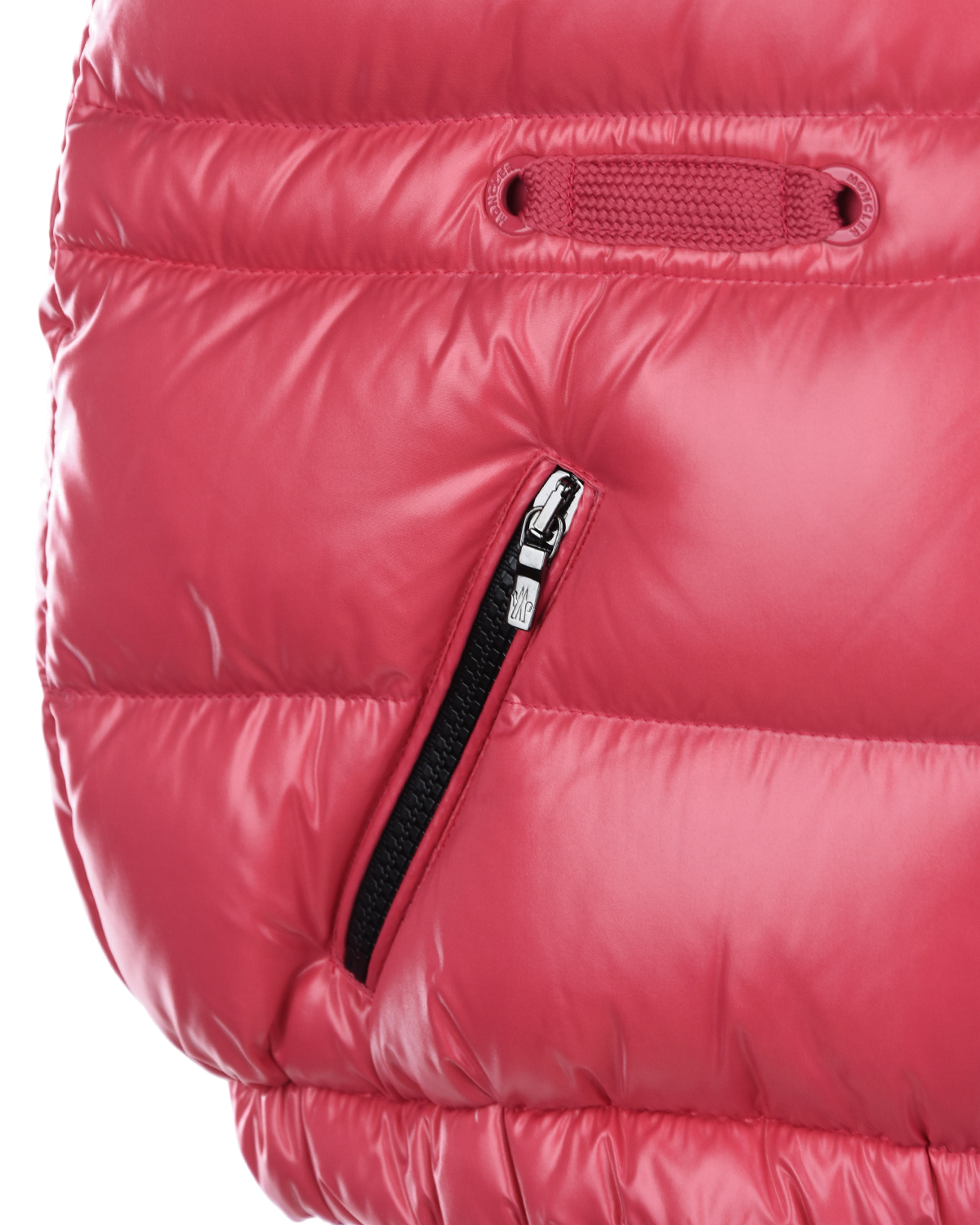 Розовый пуховый жилет Moncler детский, размер 110 - фото 5