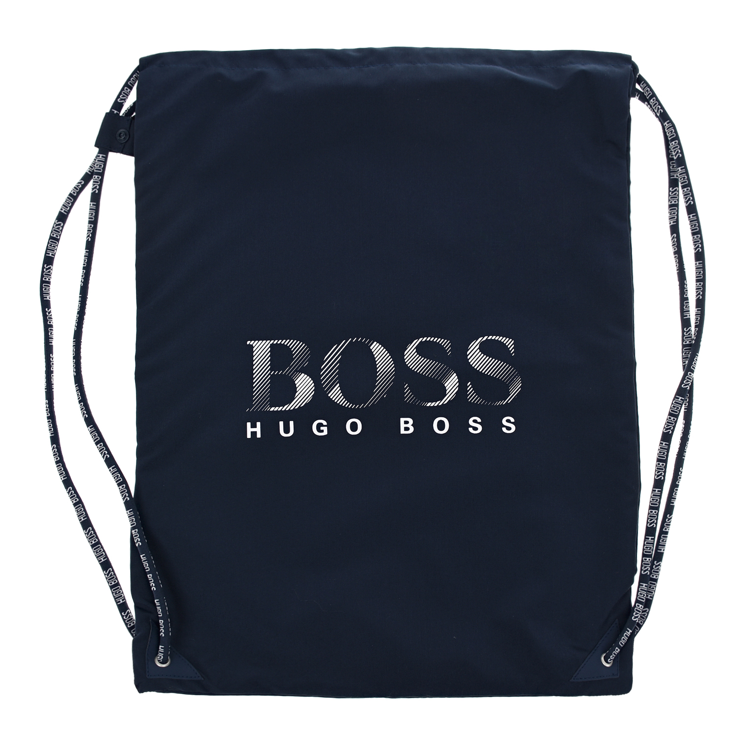Синяя сумка-мешок с логотипом Hugo Boss детская, размер unica, цвет синий
