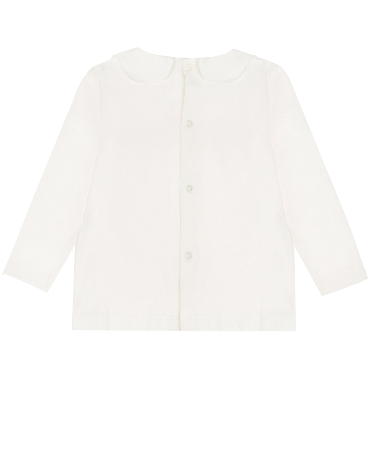 Белая блуза с отложным воротником Aletta детская, размер 74, цвет белый - фото 2