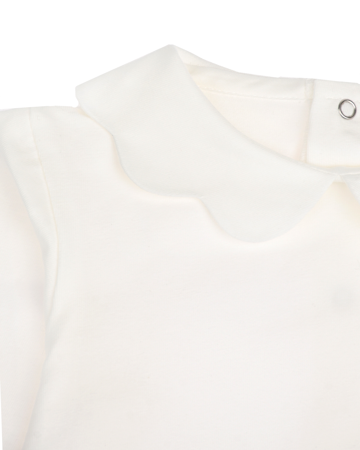 Белая блуза с отложным воротником Aletta детская, размер 74, цвет белый - фото 3
