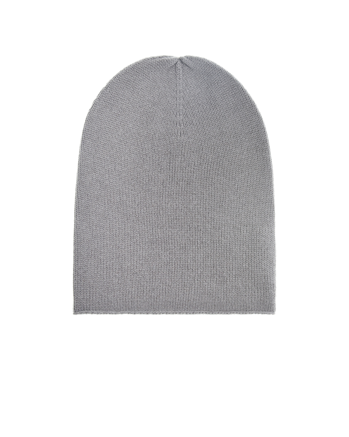 Серая шапка-бини из кашемира Allude, размер unica, цвет серый