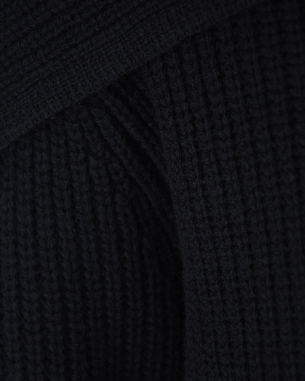 Черный джемпер с отложным воротником By Malene Birger, размер 40 - фото 7