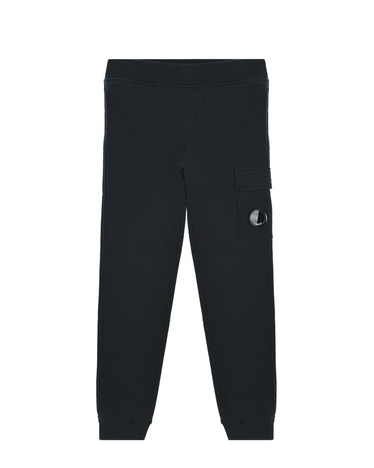 Черные спортивные брюки CP Company детские, размер 164, цвет черный - фото 1