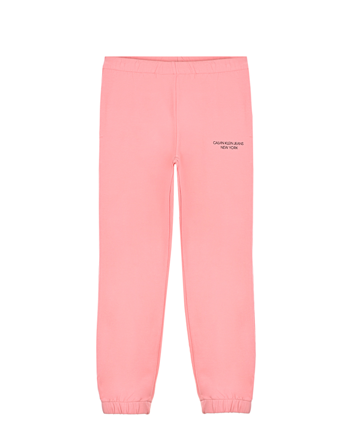 Розовые спортивные брюки Calvin Klein детские, размер 140, цвет розовый - фото 1