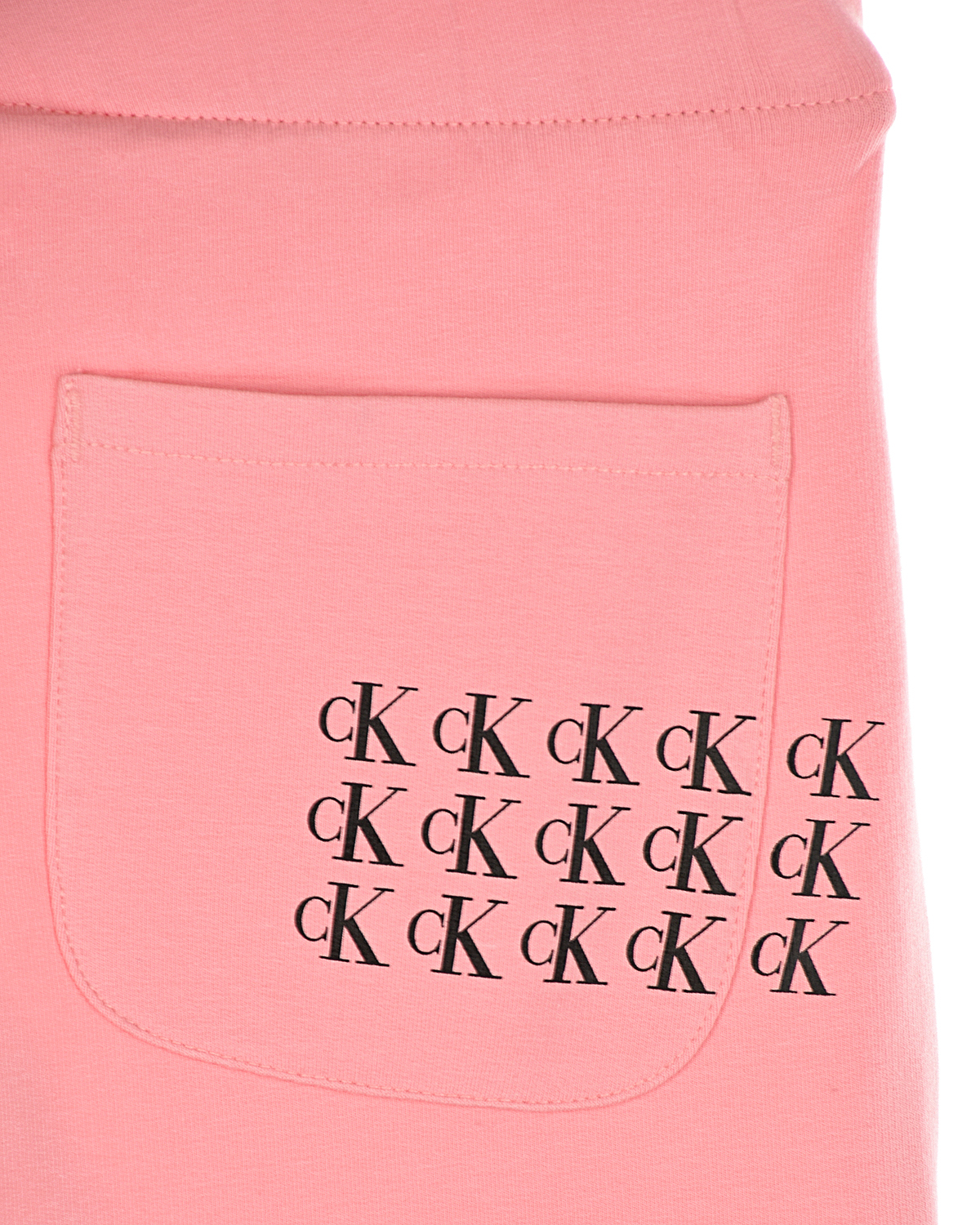 Розовые спортивные брюки Calvin Klein детские, размер 140, цвет розовый - фото 4
