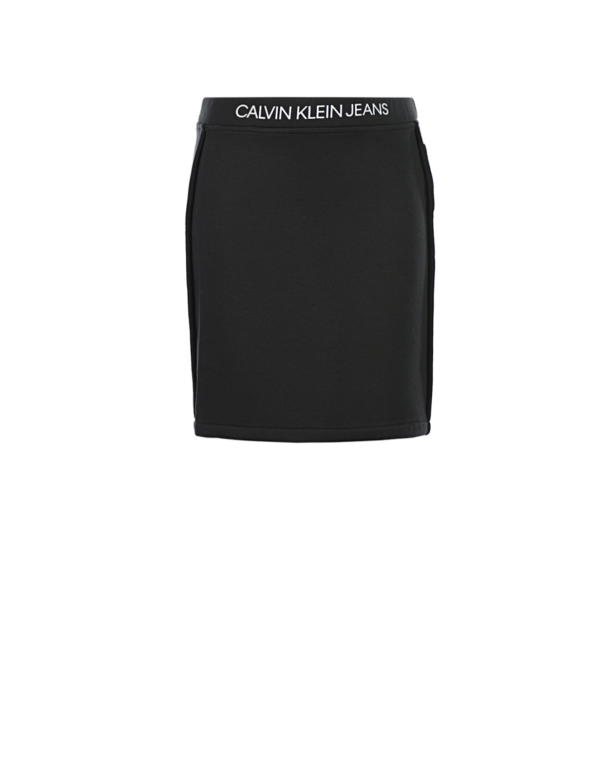 Двусторонняя юбка с поясом на резинке Calvin Klein детская, размер 152, цвет черный - фото 1