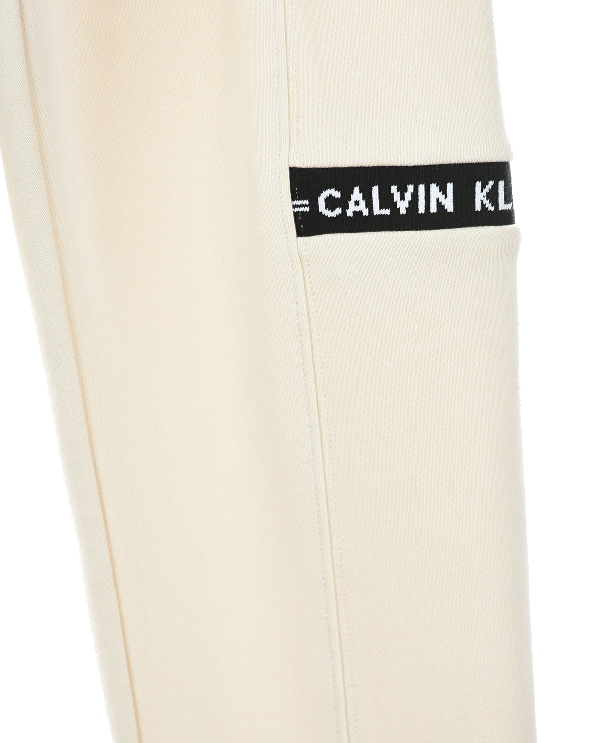 Спортивные брюки кремового цвета Calvin Klein детские, размер 152 - фото 3