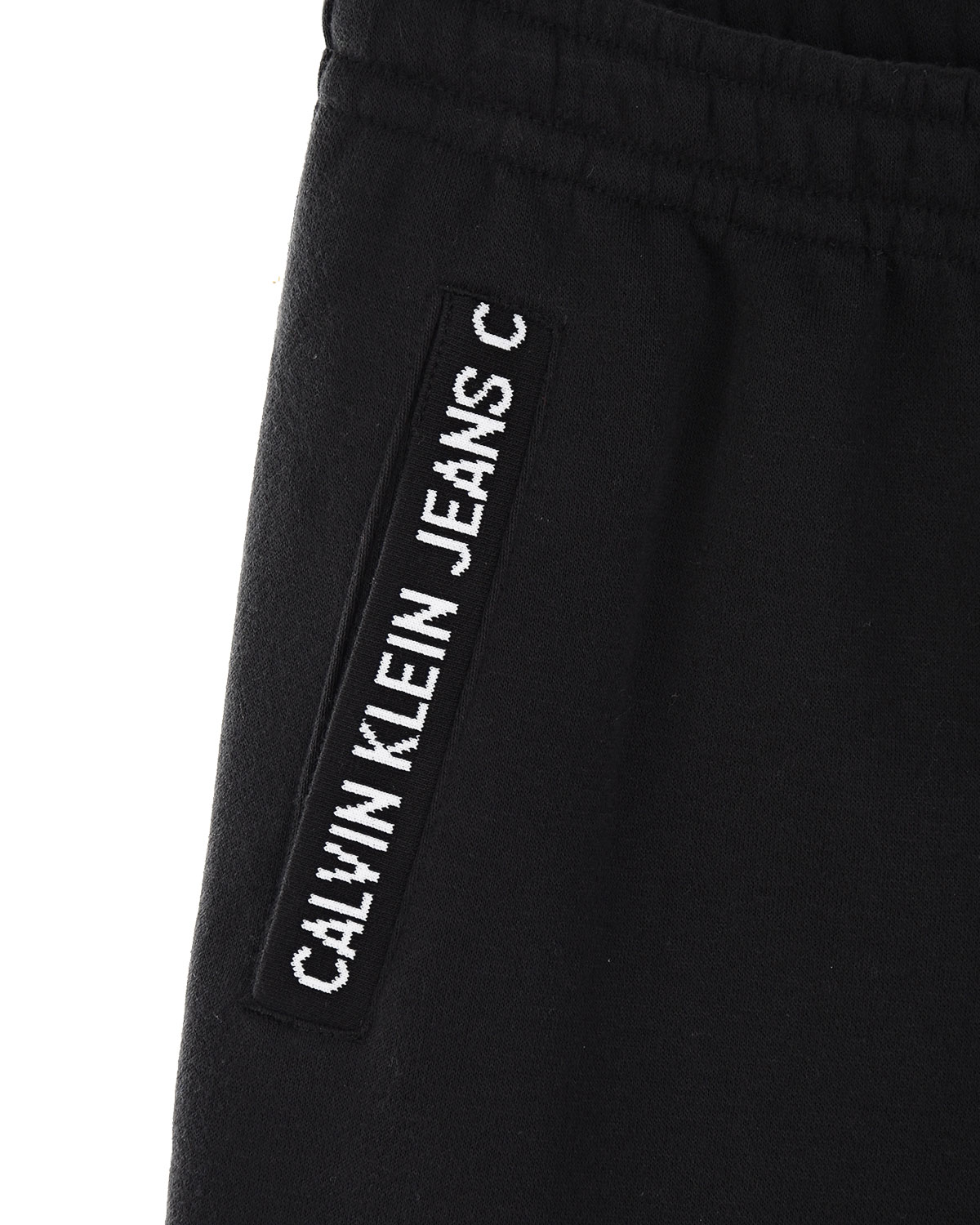 Черные спортивные брюки Calvin Klein детские, размер 152, цвет черный - фото 3