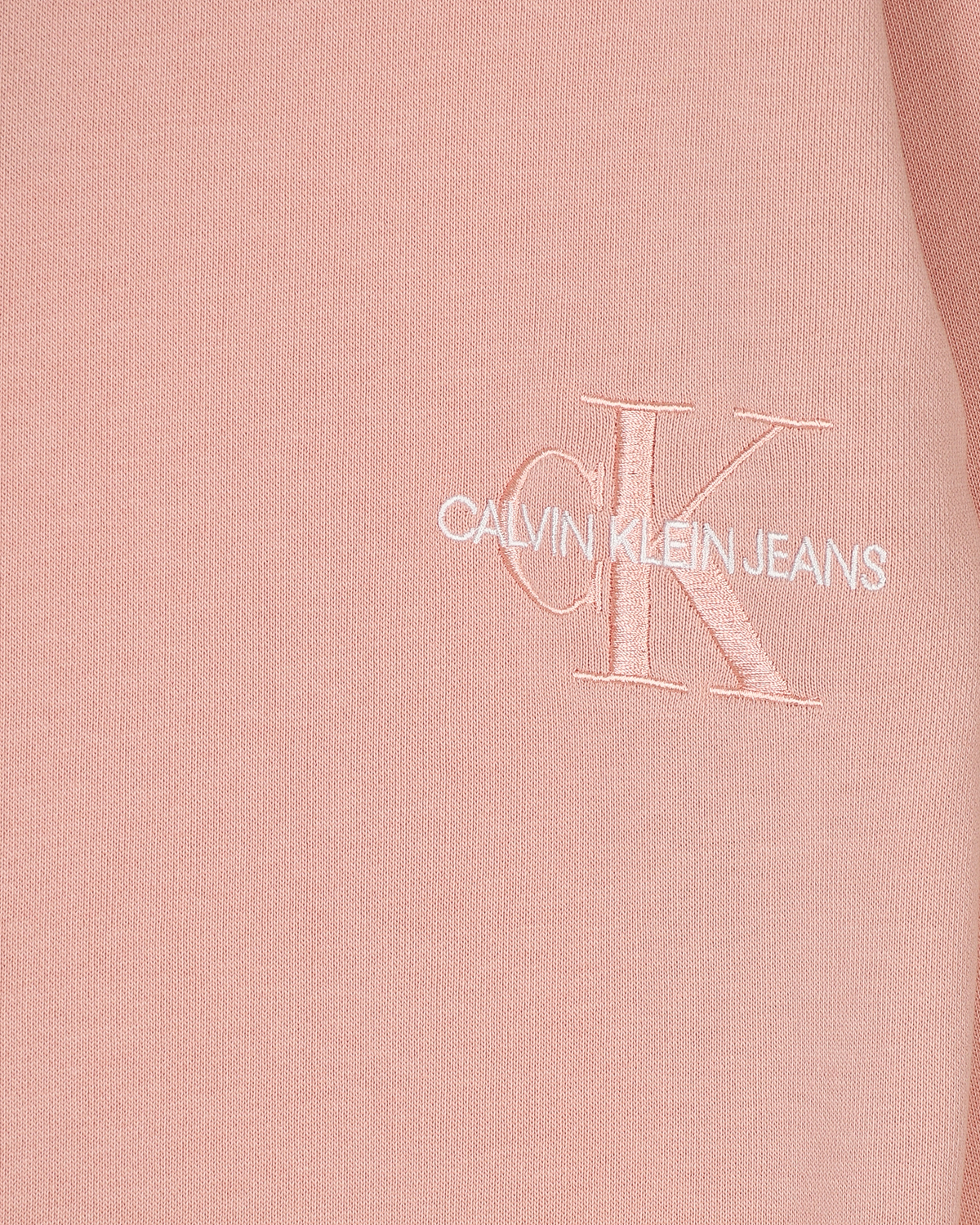 Розовый свитшот с вышитым логотипом Calvin Klein детский, размер 140 - фото 3
