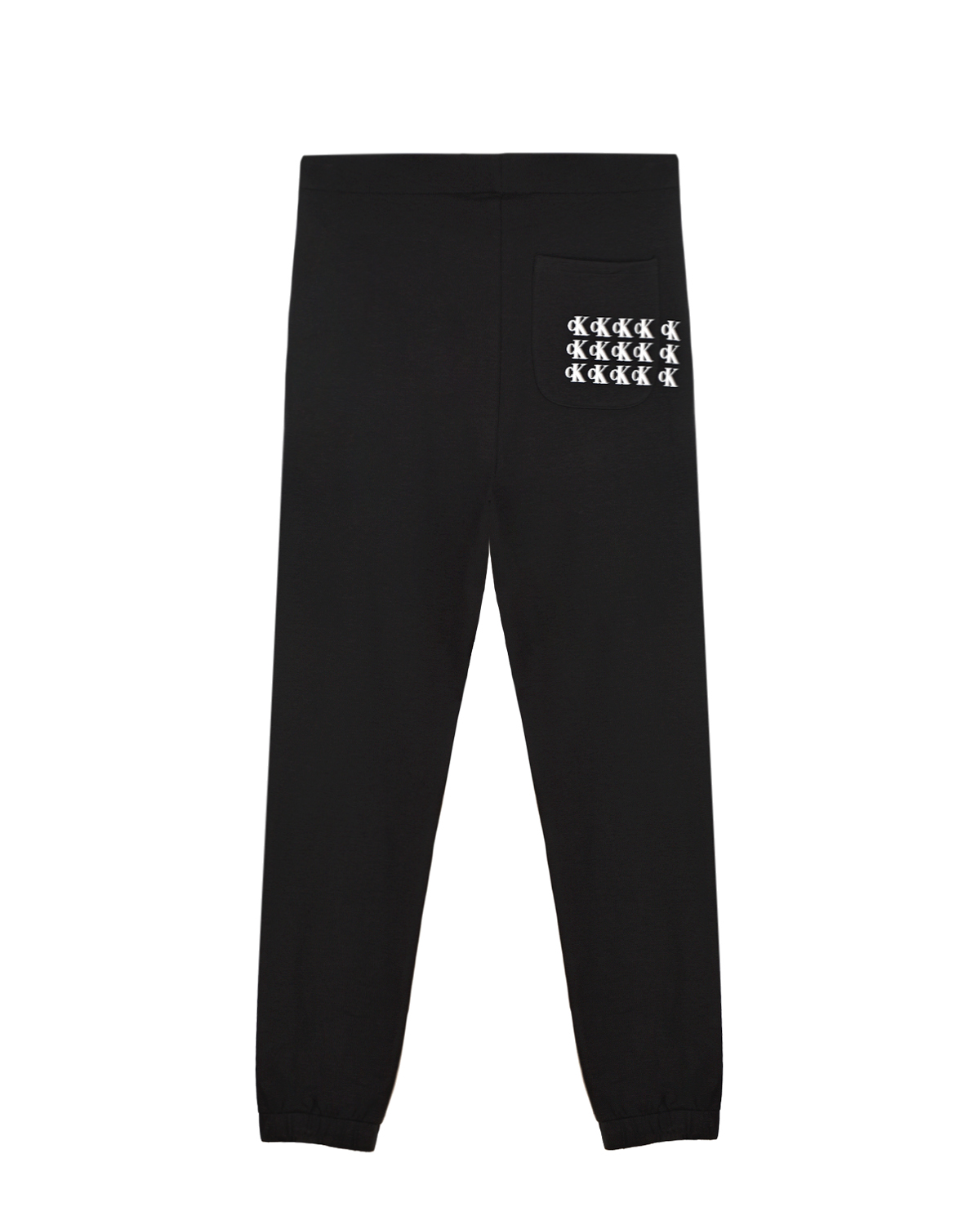 Черные спортивные брюки Calvin Klein детские, размер 152, цвет черный - фото 2