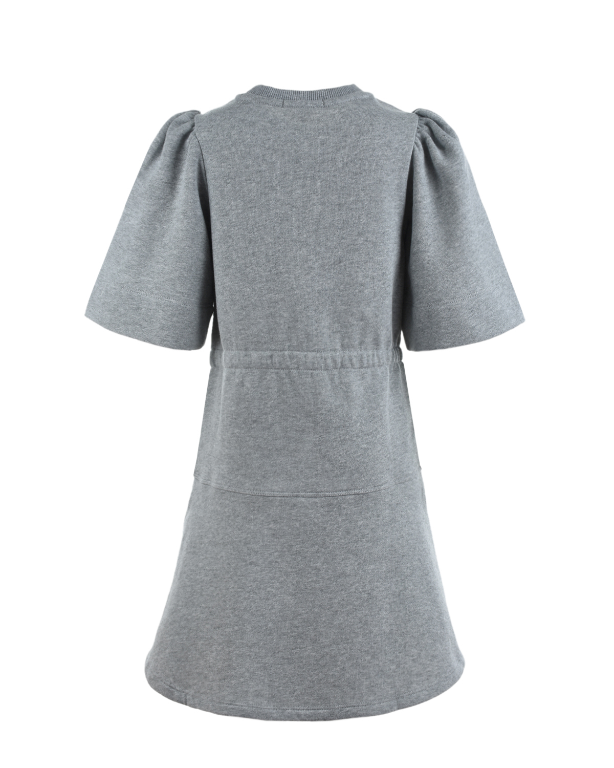 Серое утепленное платье Chloe детское, размер 128, цвет серый - фото 2