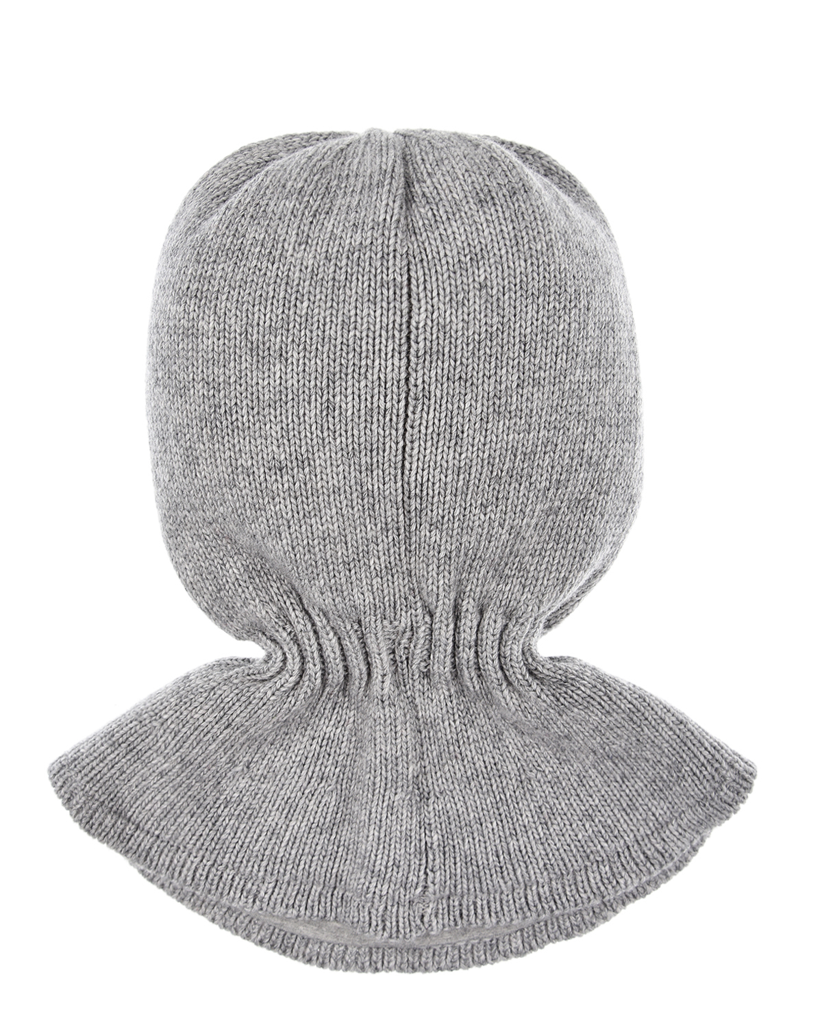 Серая шапка-шлем со снежинками из страз Chobi детская, размер 53, цвет серый - фото 2