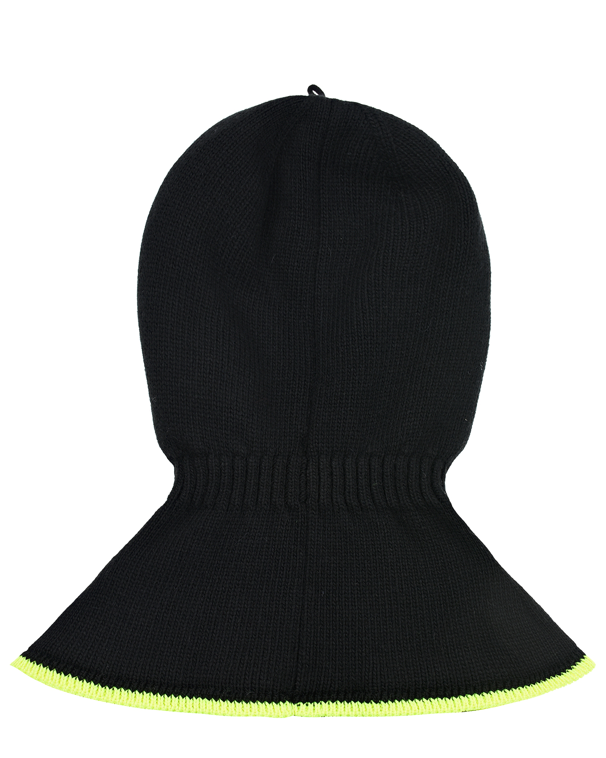 Шапка-шлем с неоново-желтым кантом Chobi детская, размер 53, цвет черный - фото 4