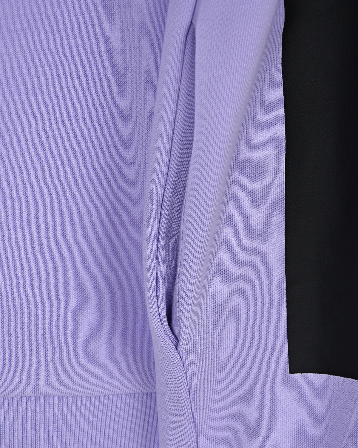 Сиреневая толстовка-худи с черным принтом DKNY детская, размер 140, цвет фиолетовый - фото 4