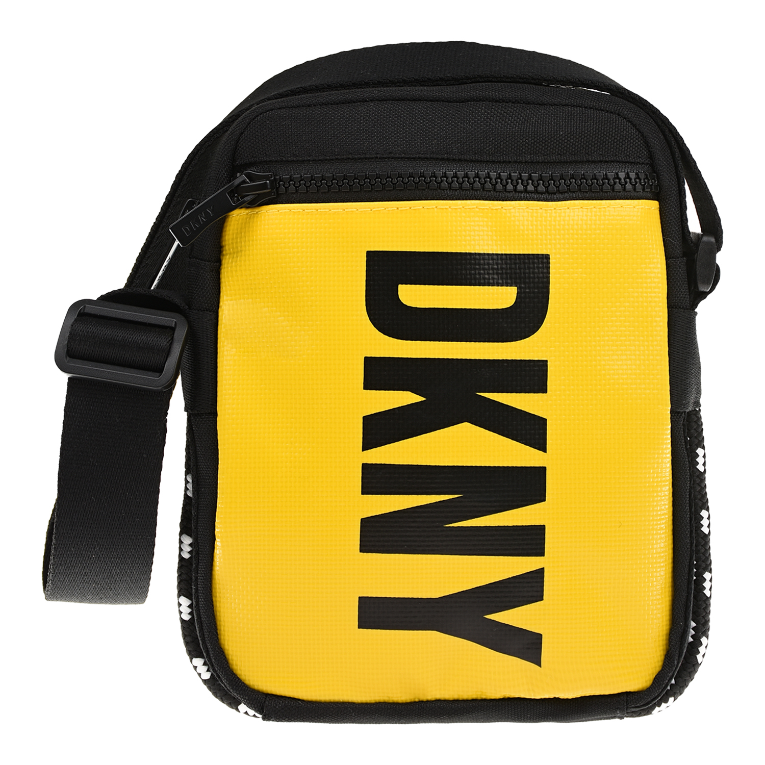 Желтая сумка с ремнем через плечо DKNY детская, размер unica, цвет желтый - фото 1