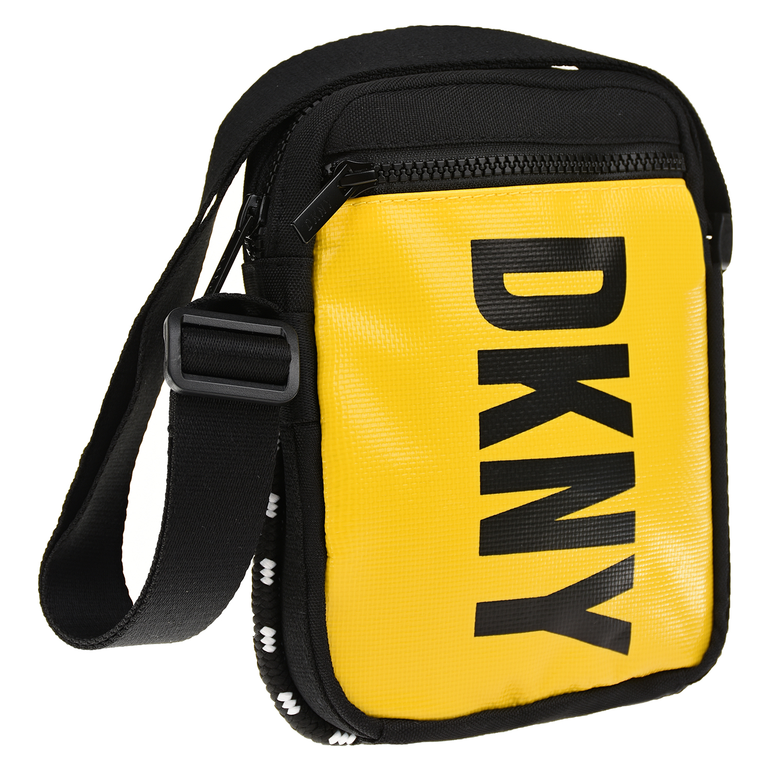 Желтая сумка с ремнем через плечо DKNY детская, размер unica, цвет желтый - фото 2
