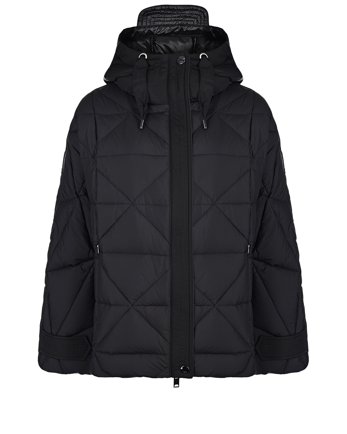 Черная пуховая куртка Diego M, размер 42, цвет черный