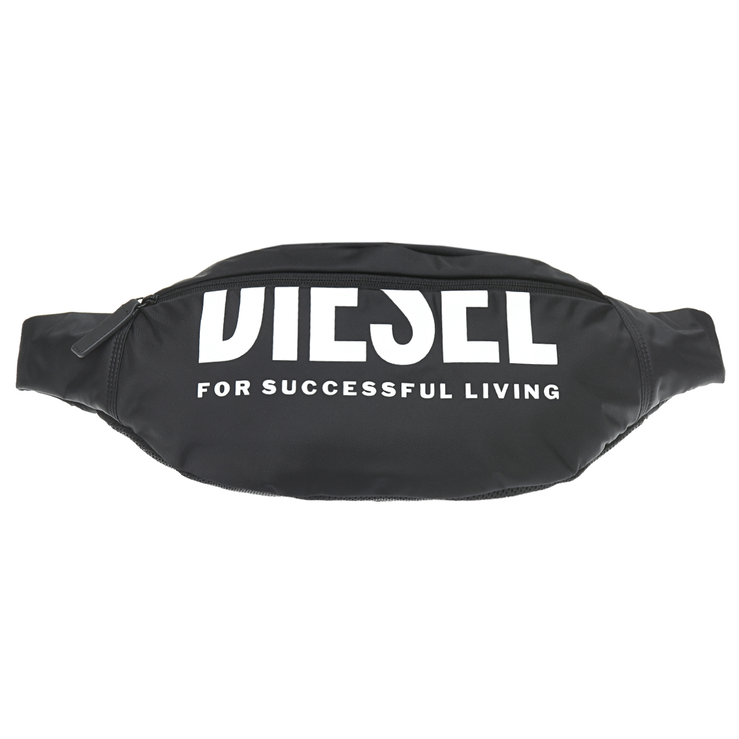 Черная сумка-пояс с логотипом Diesel детская, размер unica, цвет черный