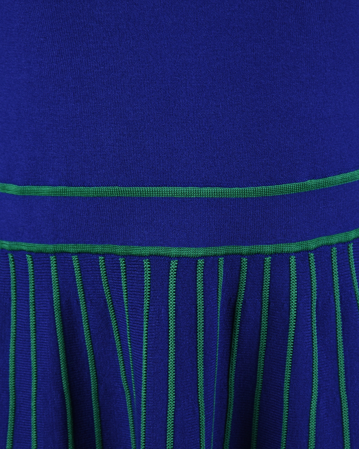 Синее платье с зеленой окантовкой Emporio Armani детское, размер 152, цвет синий - фото 4