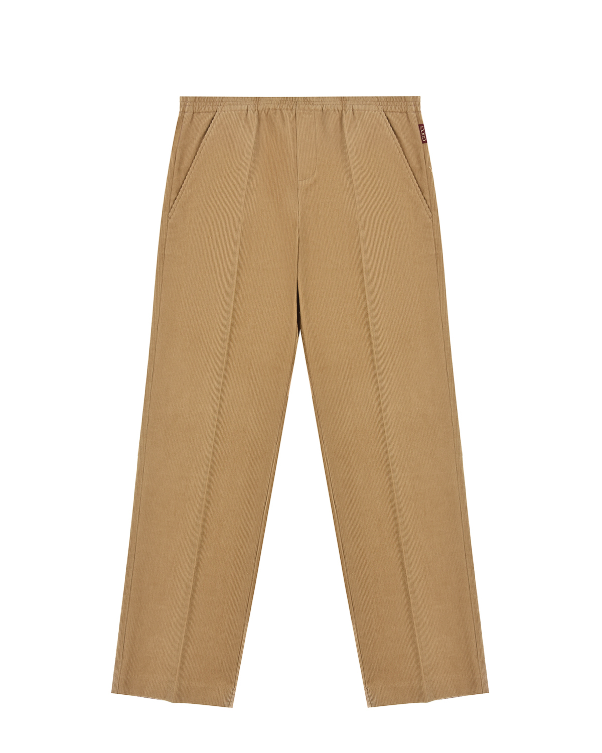 Вельветовые брюки песочного цвета GUCCI детские, размер 140