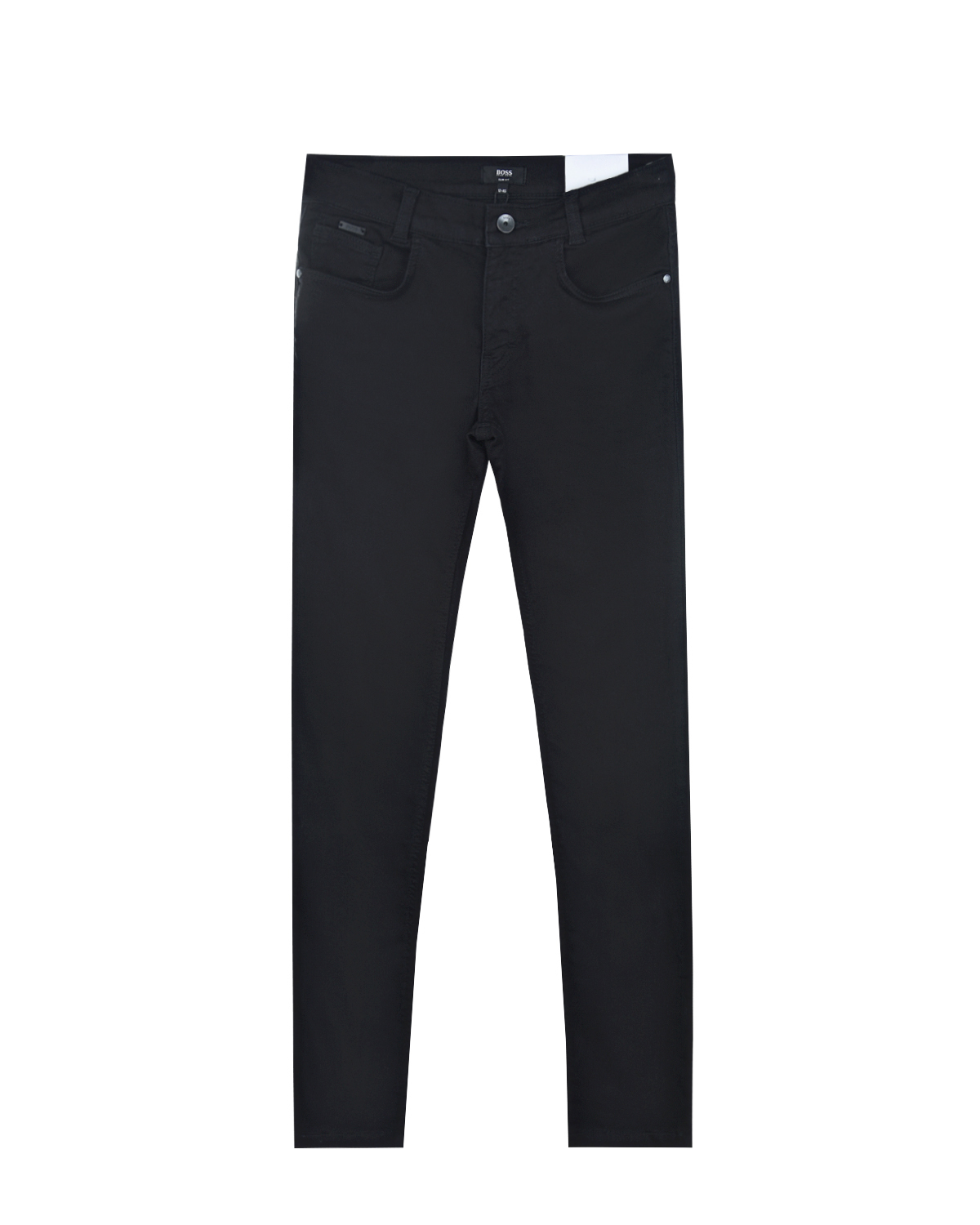 Черные прямые джинсы Hugo Boss детские, размер 152, цвет черный
