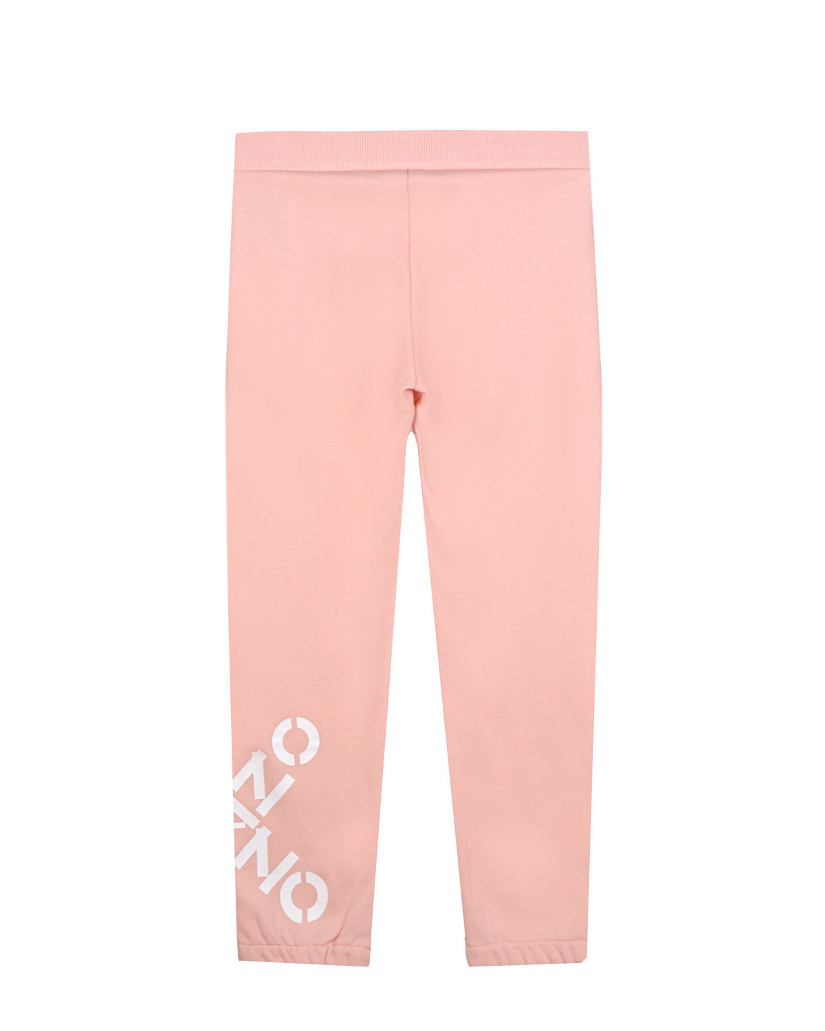 Розовые спортивные брюки с белым логотипом KENZO детские, размер 140, цвет розовый - фото 2