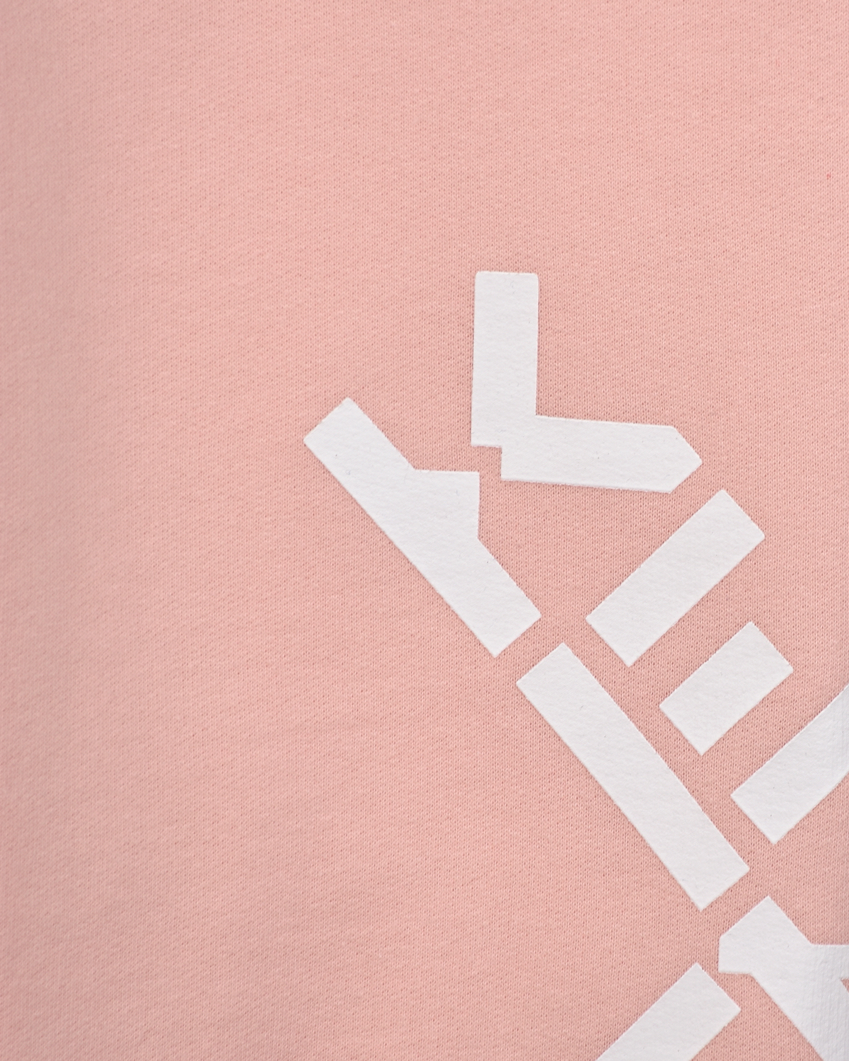 Розовые спортивные брюки с белым логотипом KENZO детские, размер 140, цвет розовый - фото 3