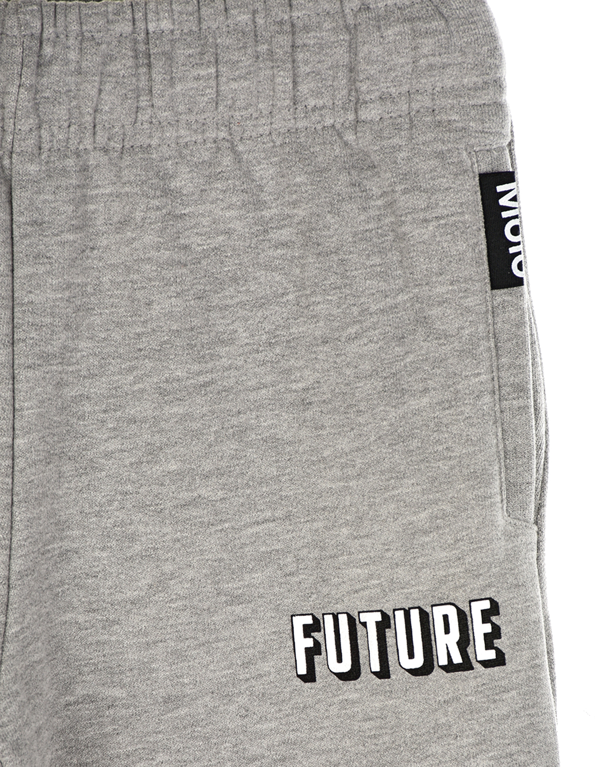 Серые спортивные брюки из хлопка Molo детские, размер 140, цвет серый - фото 3