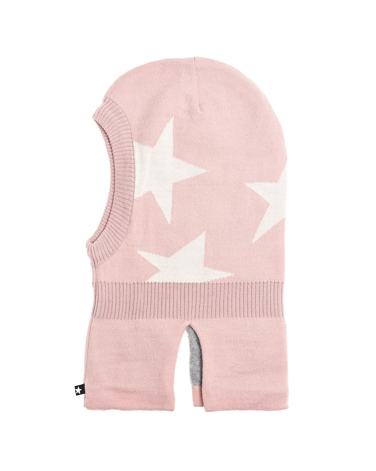 Розовая шапка-шлем с принтом "звезды" Molo детская