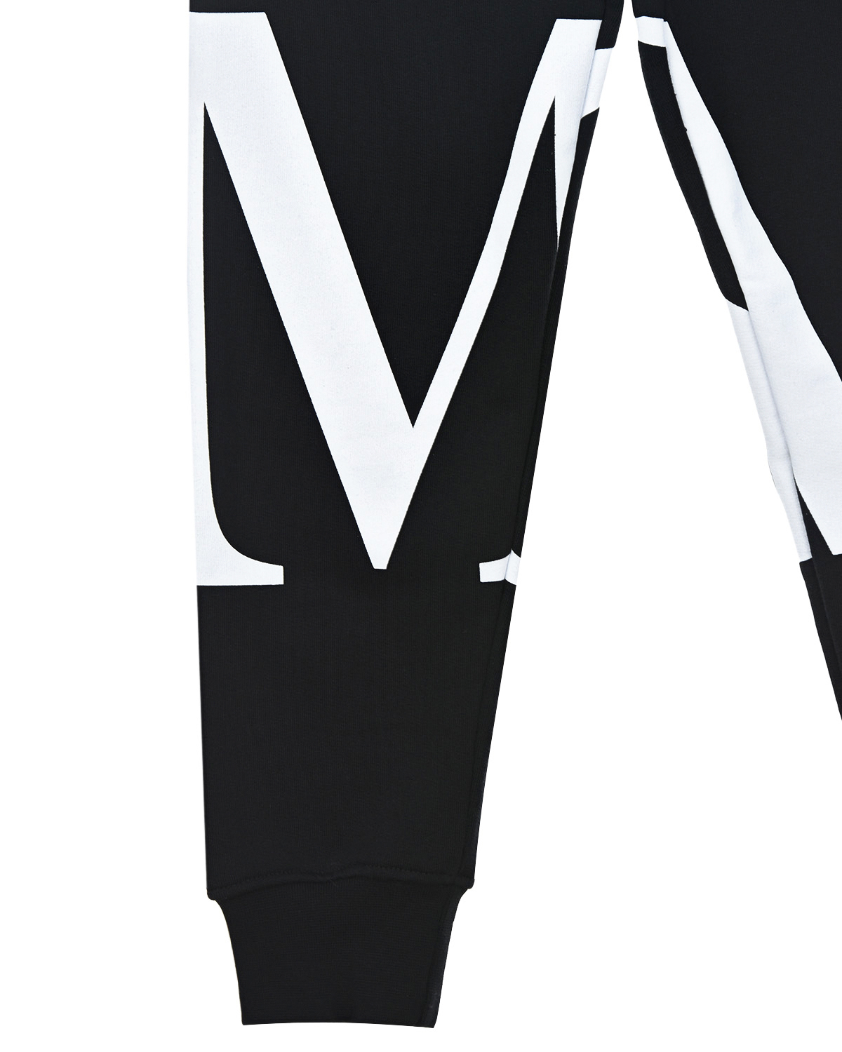 Черные спортивные брюки с логотипом MSGM детские, размер 140, цвет черный - фото 3