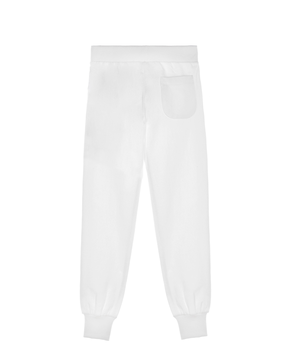 Белые спортивные брюки с принтом "медвежонок" Moschino детские, размер 104, цвет белый - фото 2