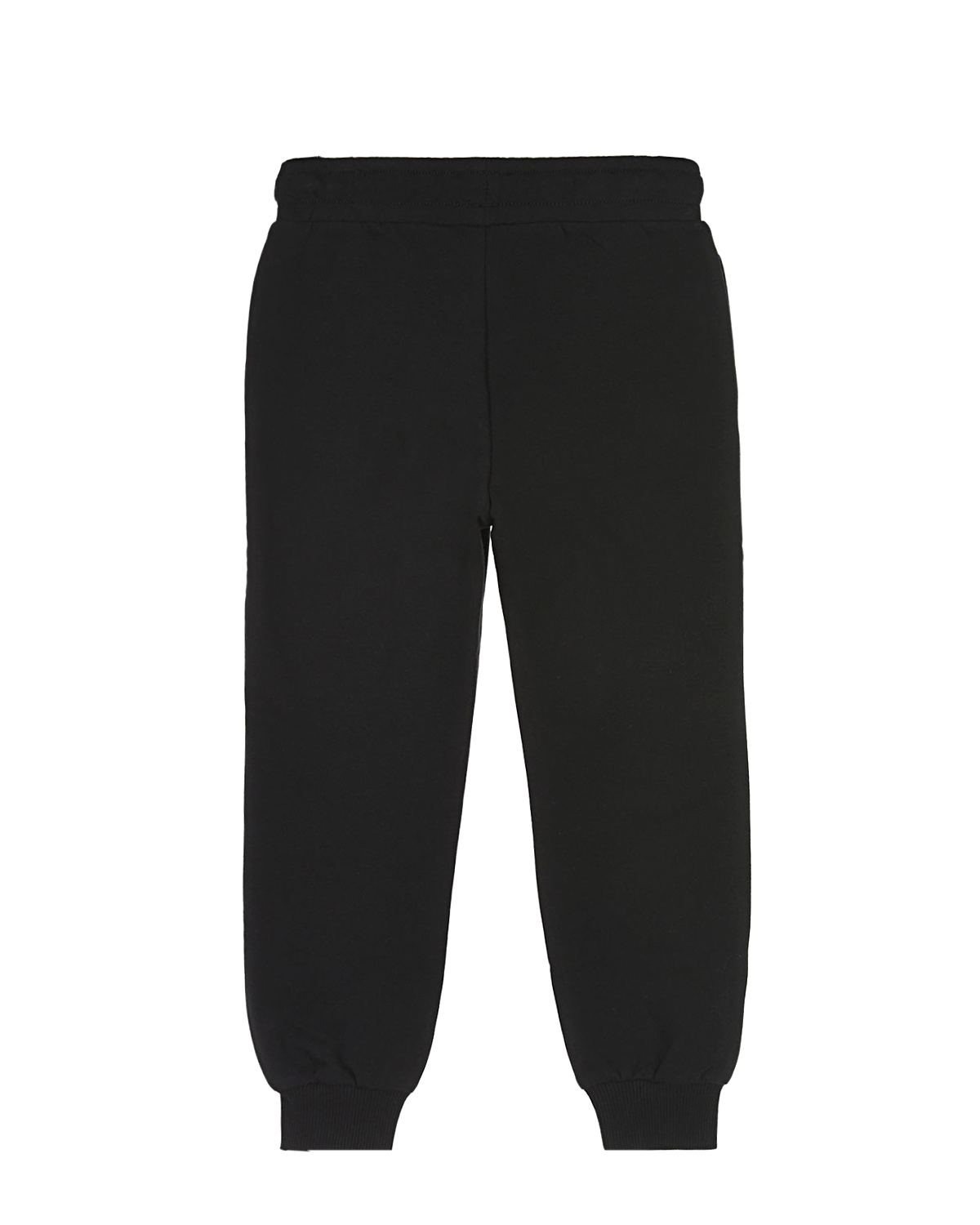 Спортивные брюки с контрастным логотипом Moschino детские, размер 140, цвет черный - фото 2