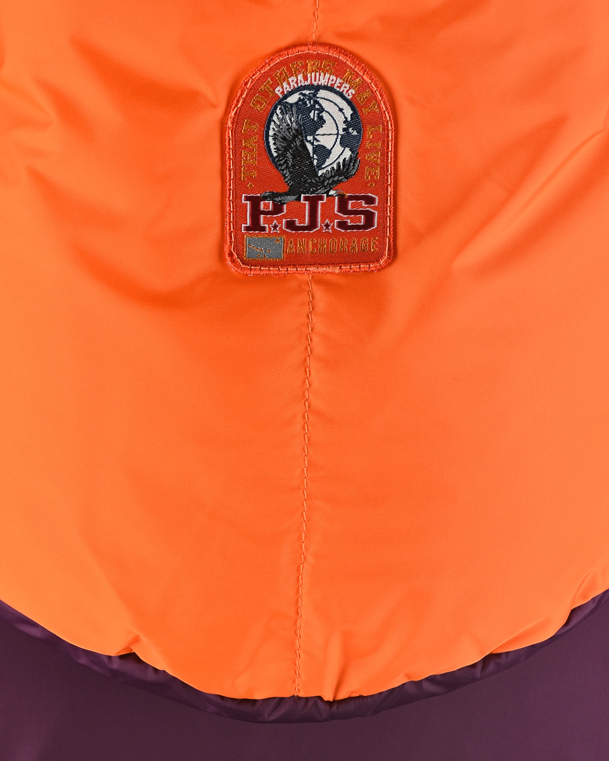 Удлиненный черный жилет с оранжевым капюшоном Parajumpers, размер 42 - фото 9