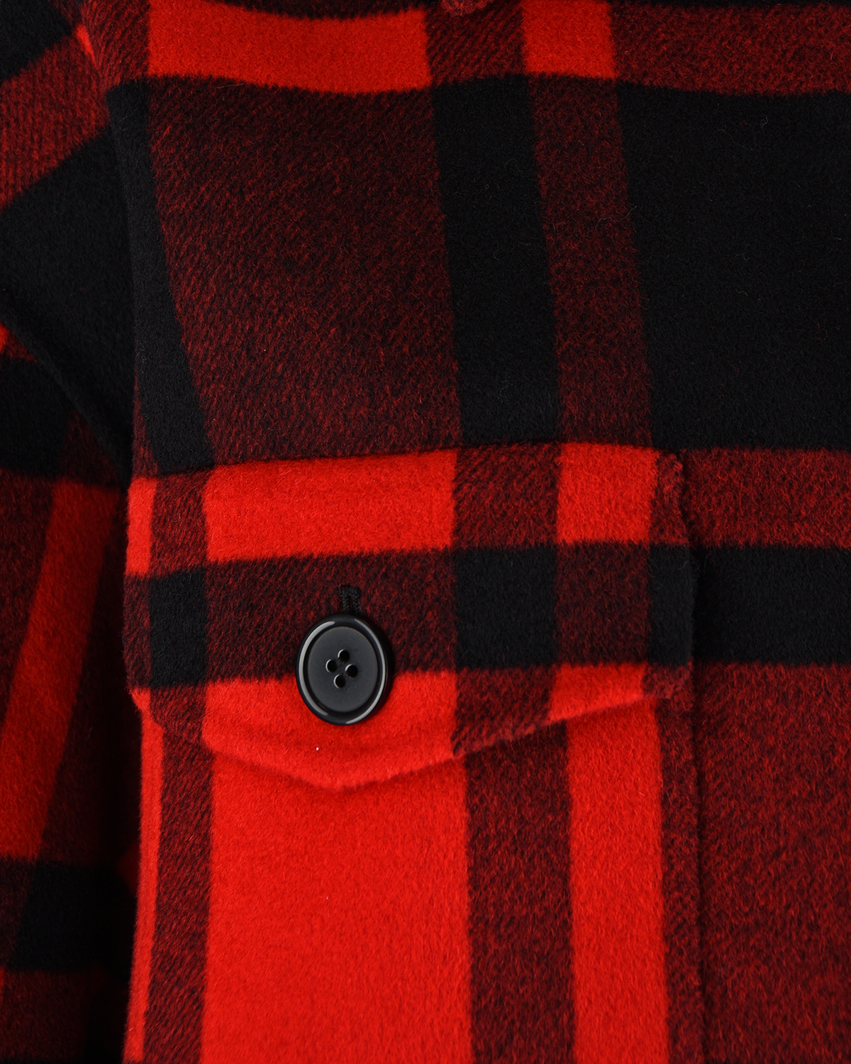 Клетчатая куртка с бахромой Parosh, размер 42, цвет красный - фото 7