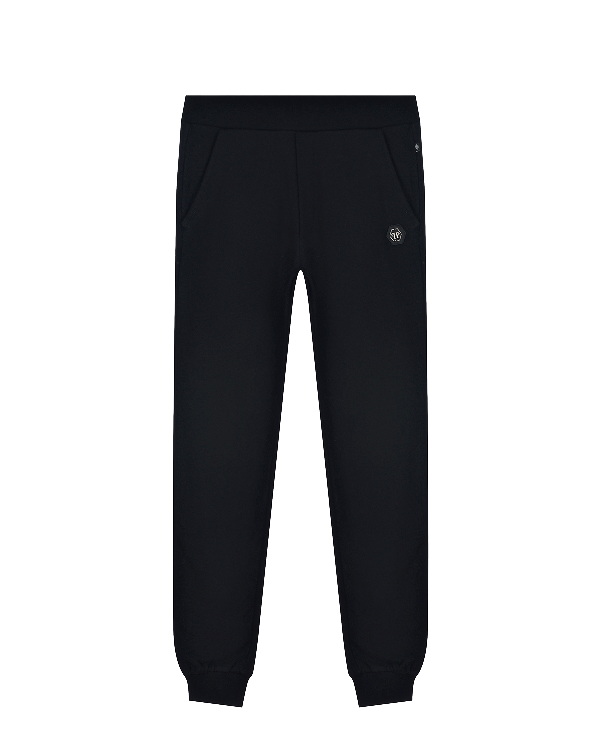 Черные спортивные брюки с логотипом Philipp Plein детские, размер 164, цвет черный - фото 1
