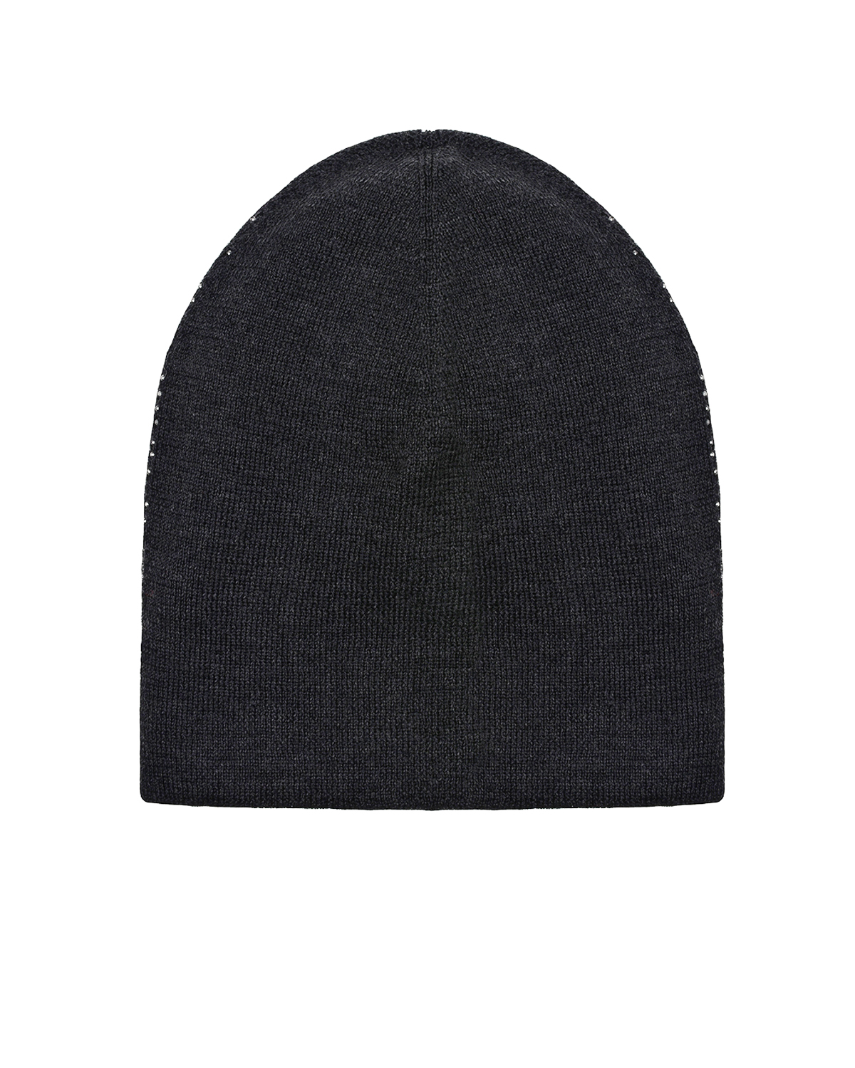 Темно-серая шапка со стразами Regina детское, размер 57, цвет белый - фото 2