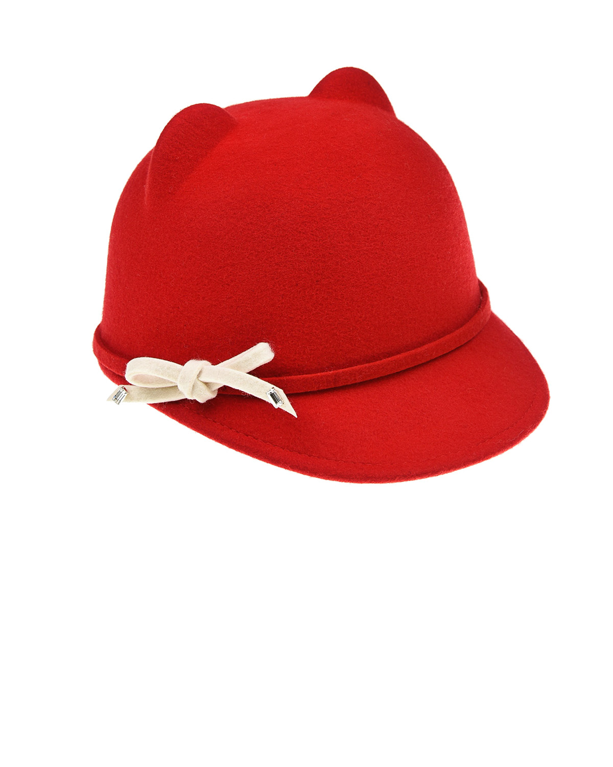 Красная кепка с ушками Regina детская, размер 55/57, цвет красный
