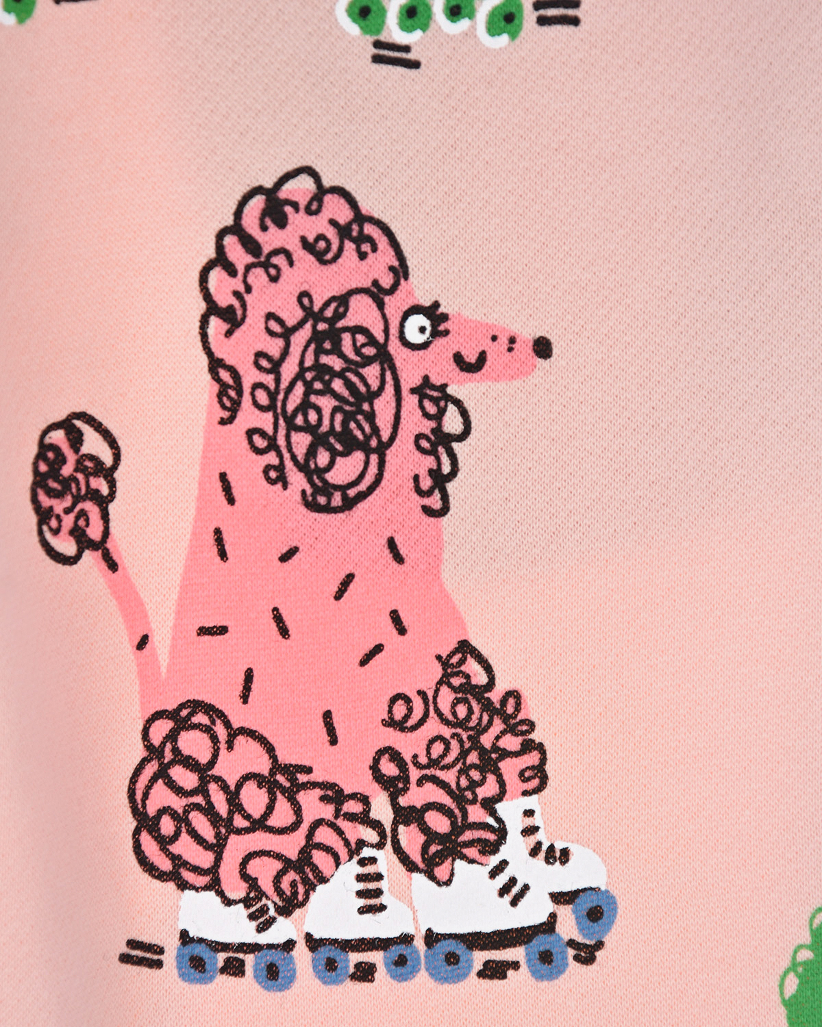 Розовые спортивные брюки с принтом "пудели" Stella McCartney детские, размер 128, цвет розовый - фото 3
