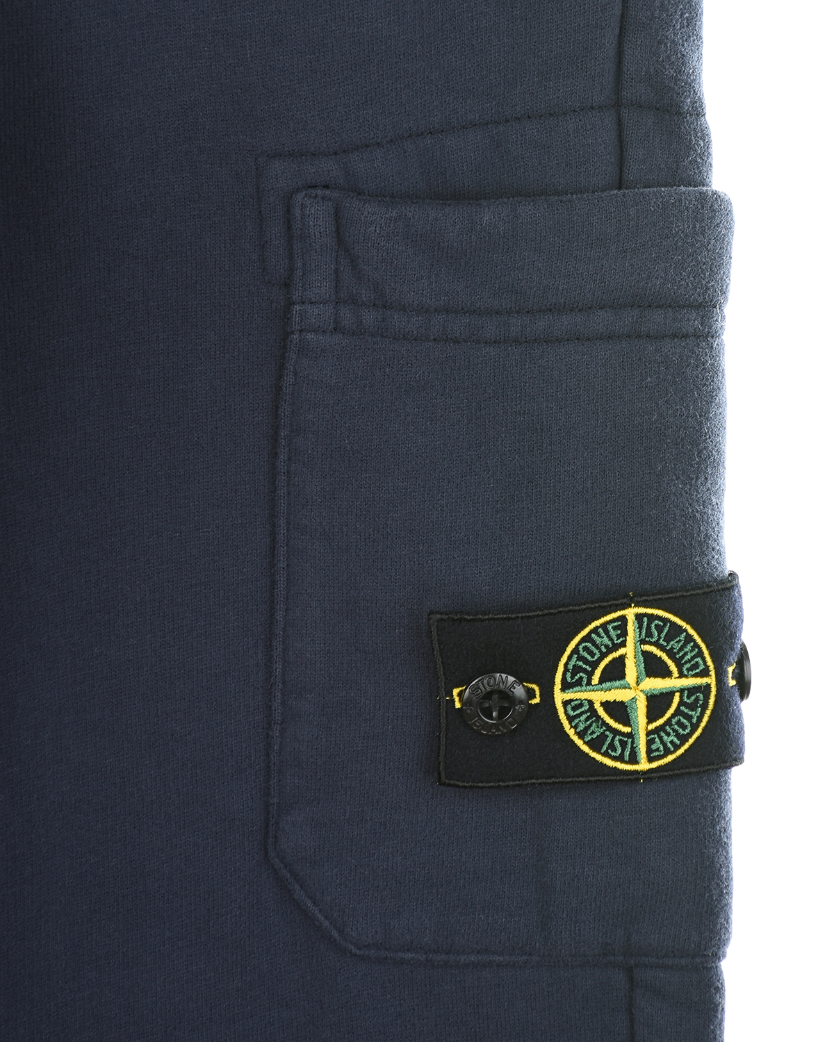 Спортивные брюки с накладным карманом Stone Island детские, размер 164, цвет нет цвета - фото 3