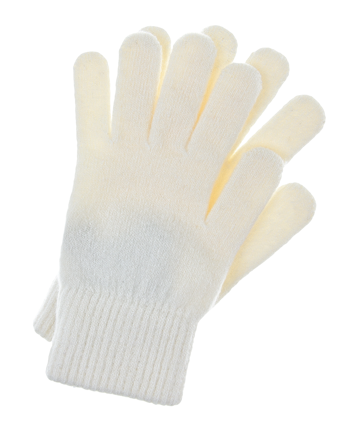 Белые перчатки из кашемира Yves Salomon, размер unica, цвет нет цвета - фото 1