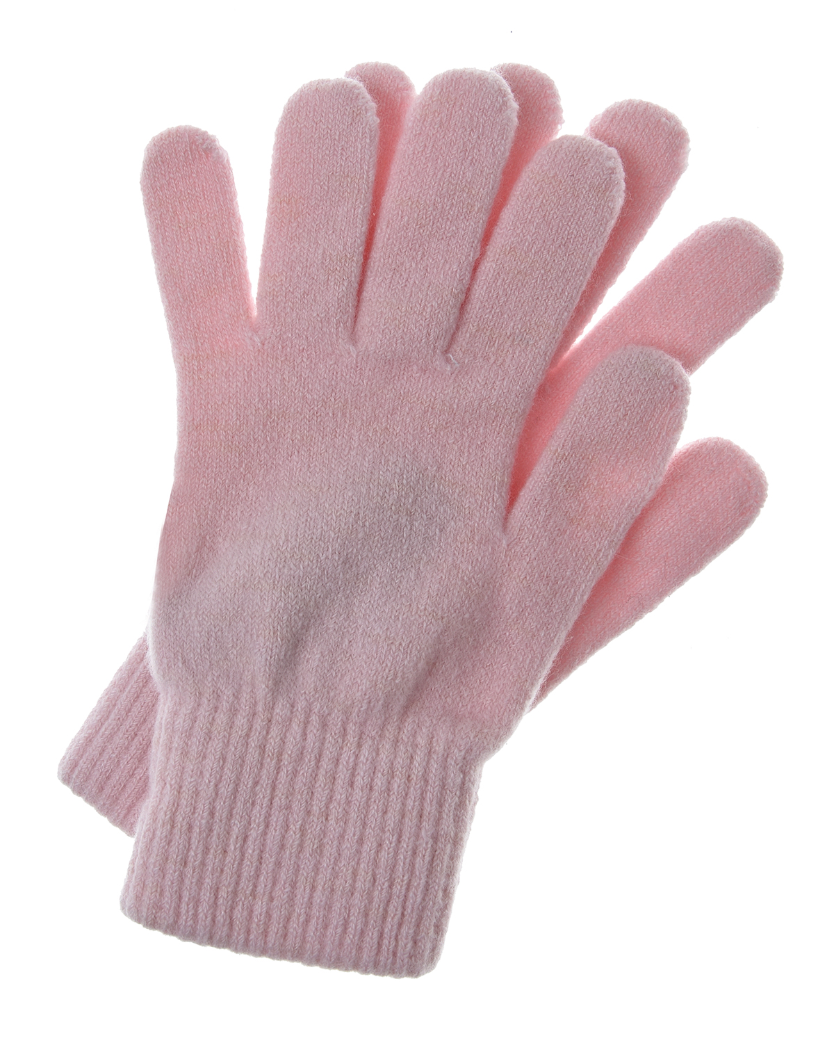 Розовые перчатки из кашемира Yves Salomon, размер unica, цвет розовый - фото 1