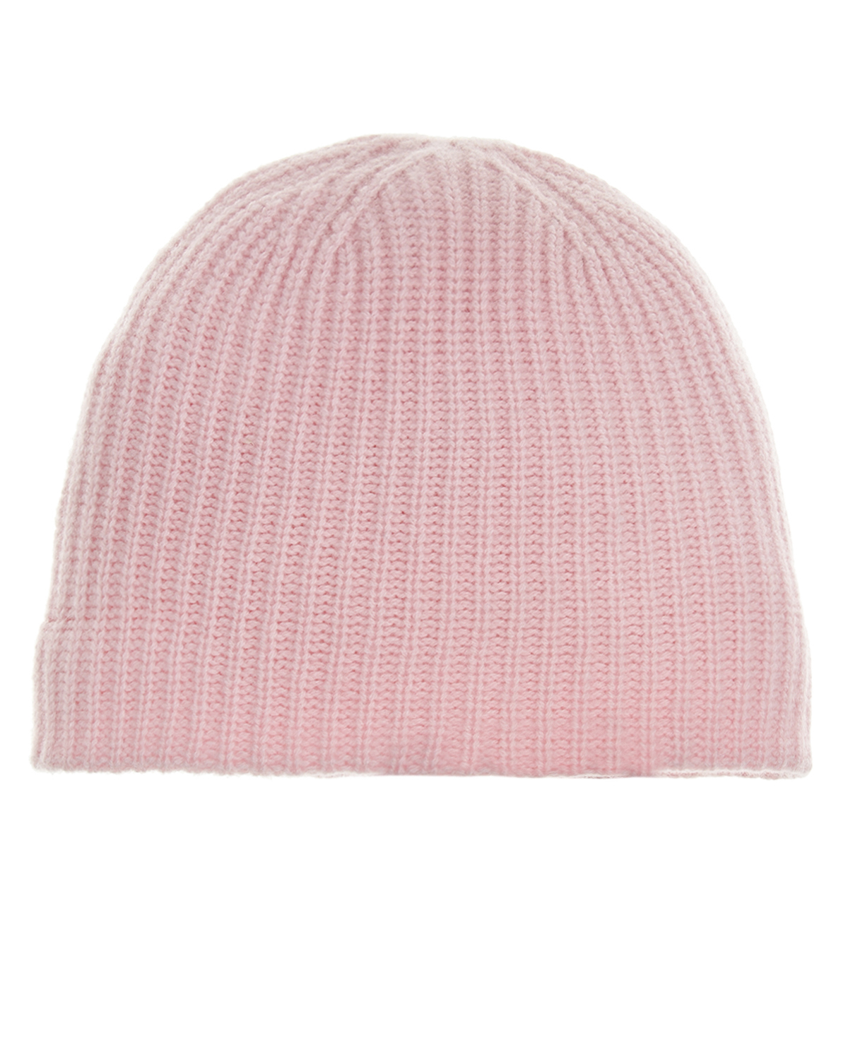 Розовая шапка из кашемира Yves Salomon, размер unica, цвет розовый