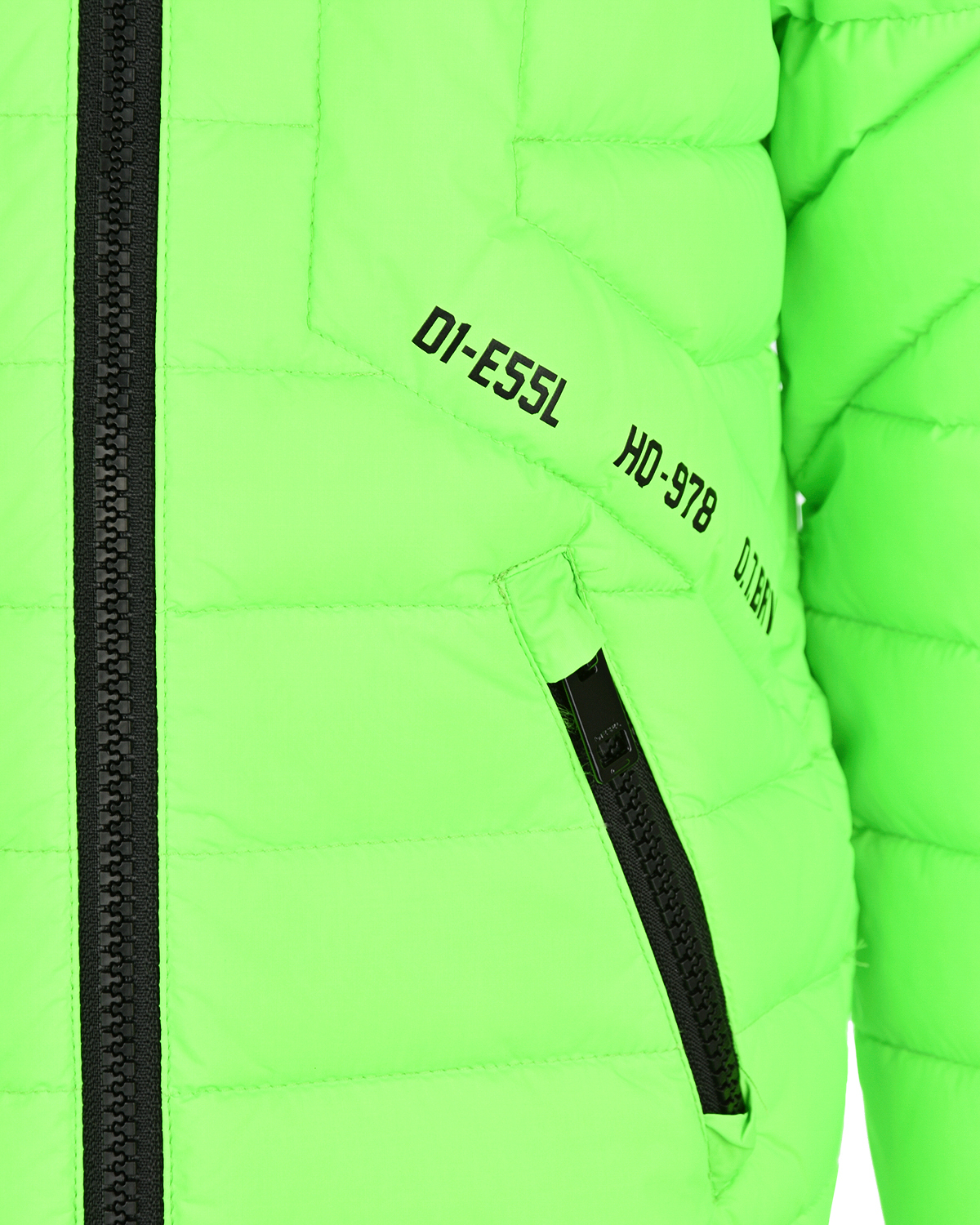 Зеленая куртка-пуховик Diesel детская, размер 104, цвет зеленый - фото 3