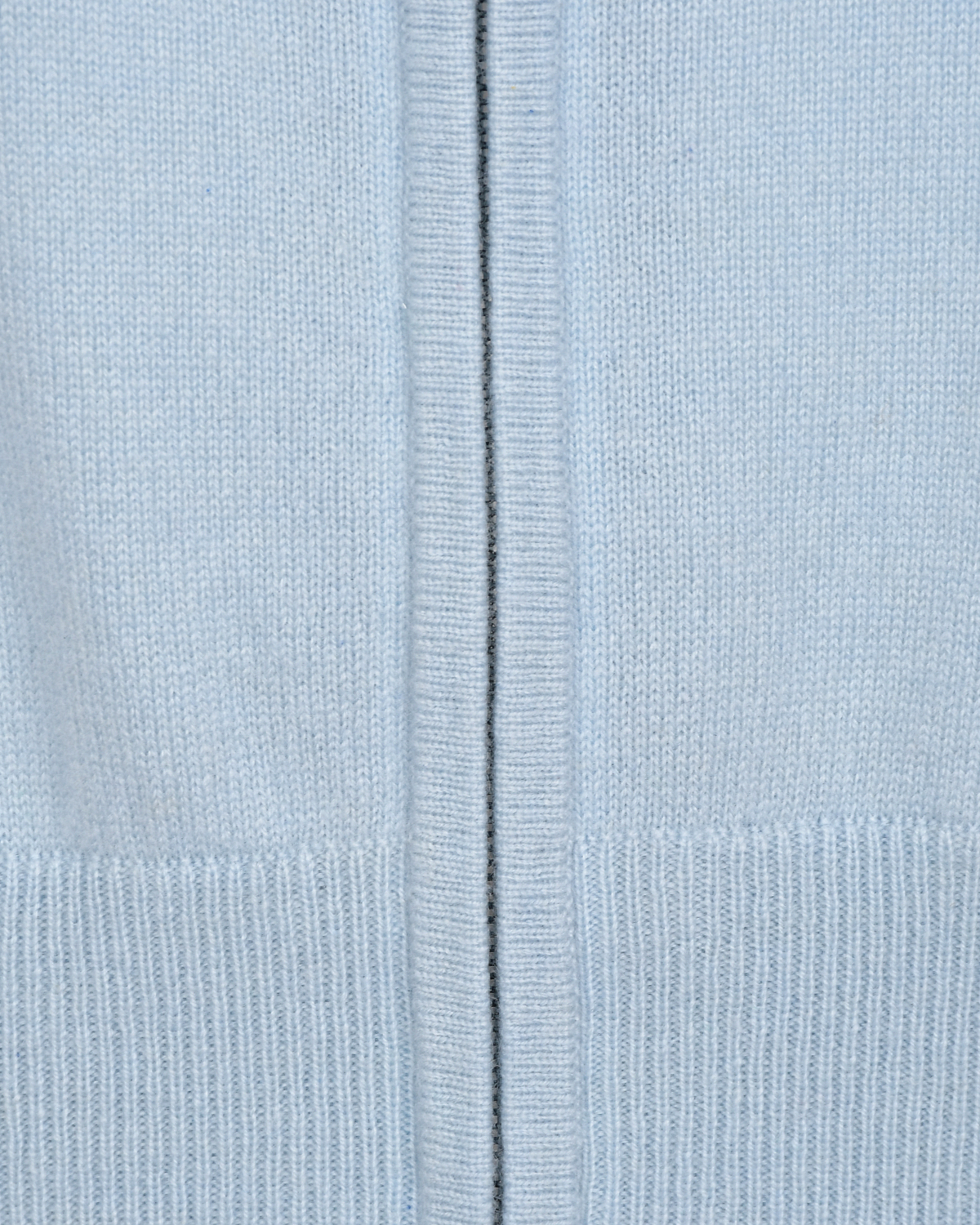Голубой приталенный джемпер Allude, размер 38 - фото 8