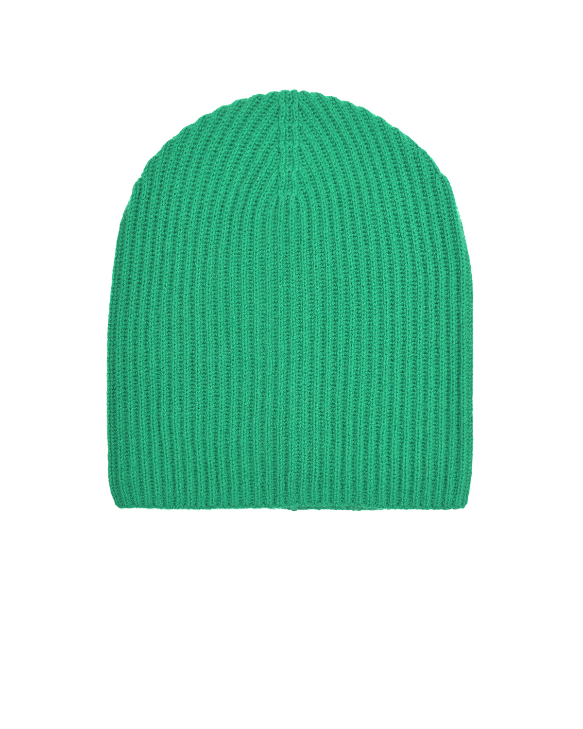 Зеленая шапка бини из кашемира Allude, размер unica, цвет зеленый