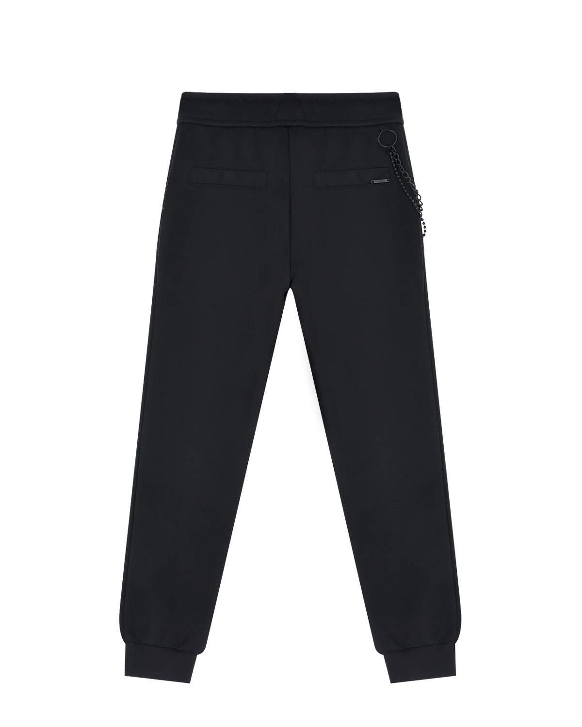 Черные спортивные брюки с цепочкой Antony Morato детские, размер 128, цвет черный - фото 2
