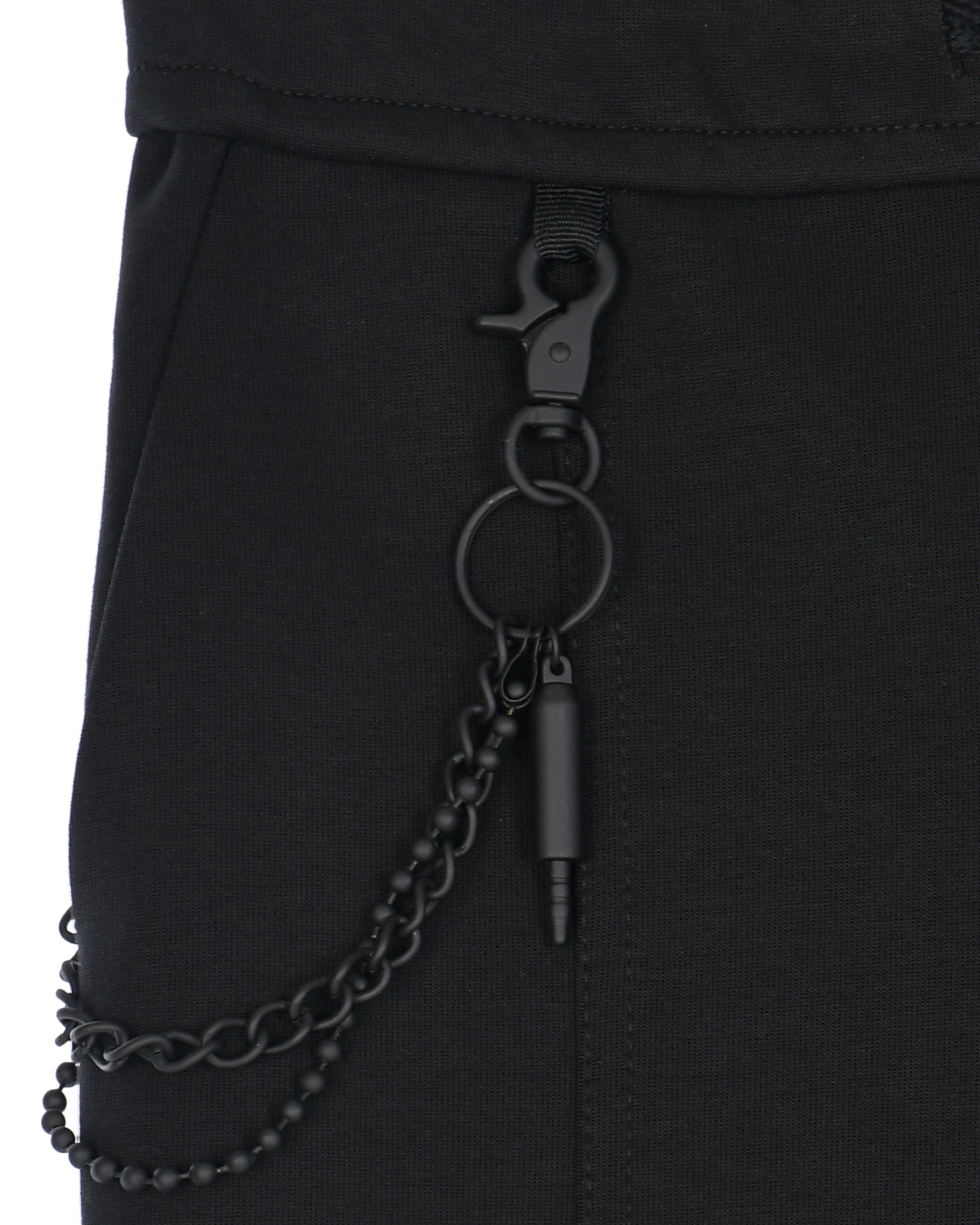 Черные спортивные брюки с цепочкой Antony Morato детские, размер 128, цвет черный - фото 3