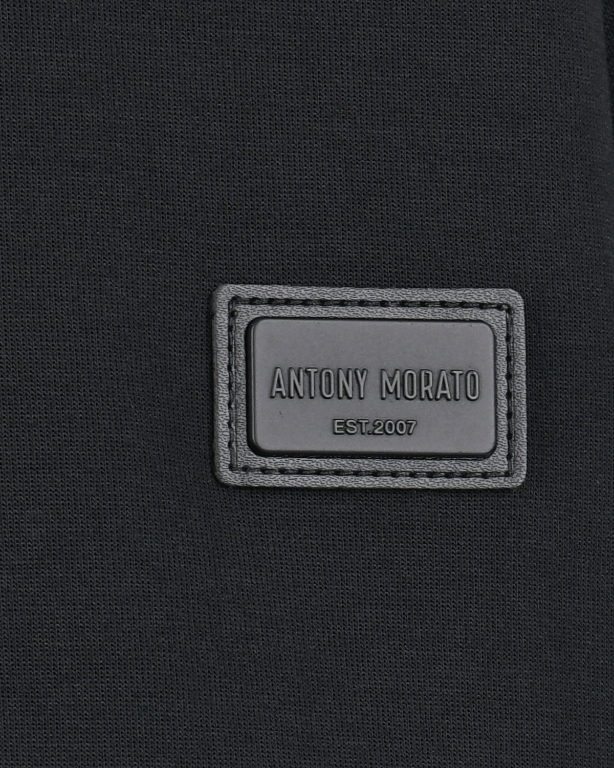 Черная спортивная куртка с лого Antony Morato детская, размер 152, цвет черный - фото 3